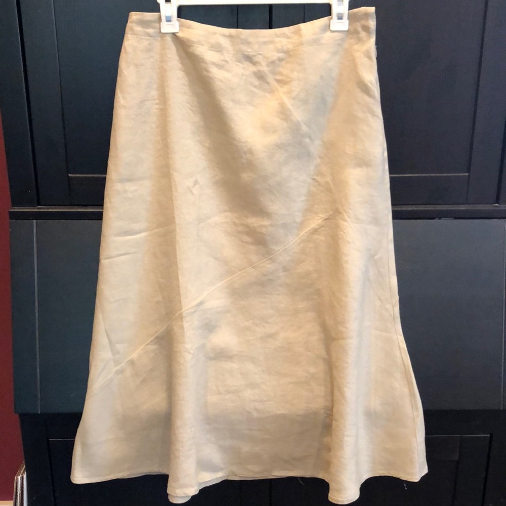 J. Jill love linen midi skirt A-line SP